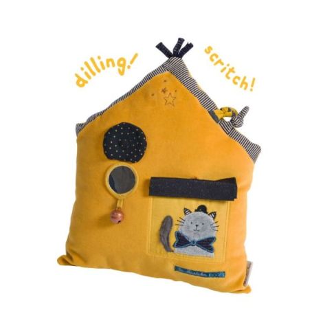 Jucarie cu activitati, perna model casa, moulin roty - imagine 9